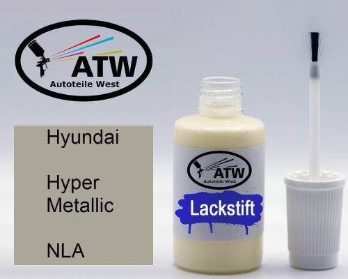 Hyundai, Hyper Metallic, NLA: 20ml Lackstift, von ATW Autoteile West.